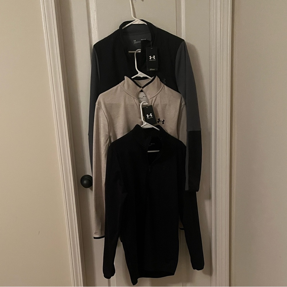 Under Armour Men's Quarter Zip Pullovers - Set of 3 - Adult Small